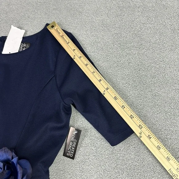 Pink & Violet Dress Girls Size 16 Blue Floral Ballerina Party Wedding NEW - Picture 9 of 10